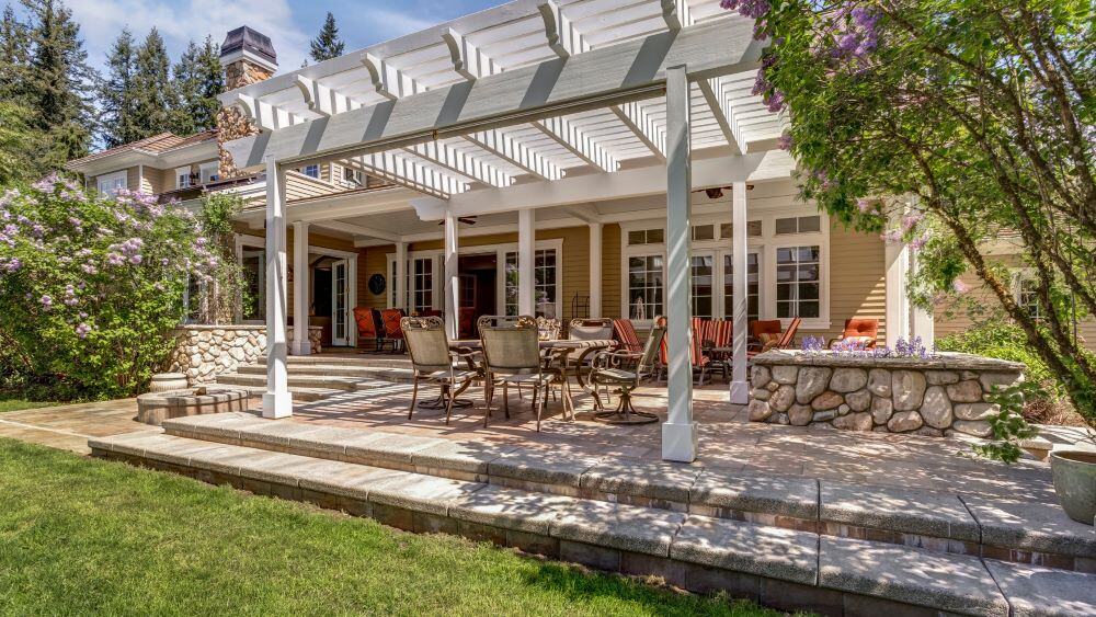 patio with pergola in fresno, ca